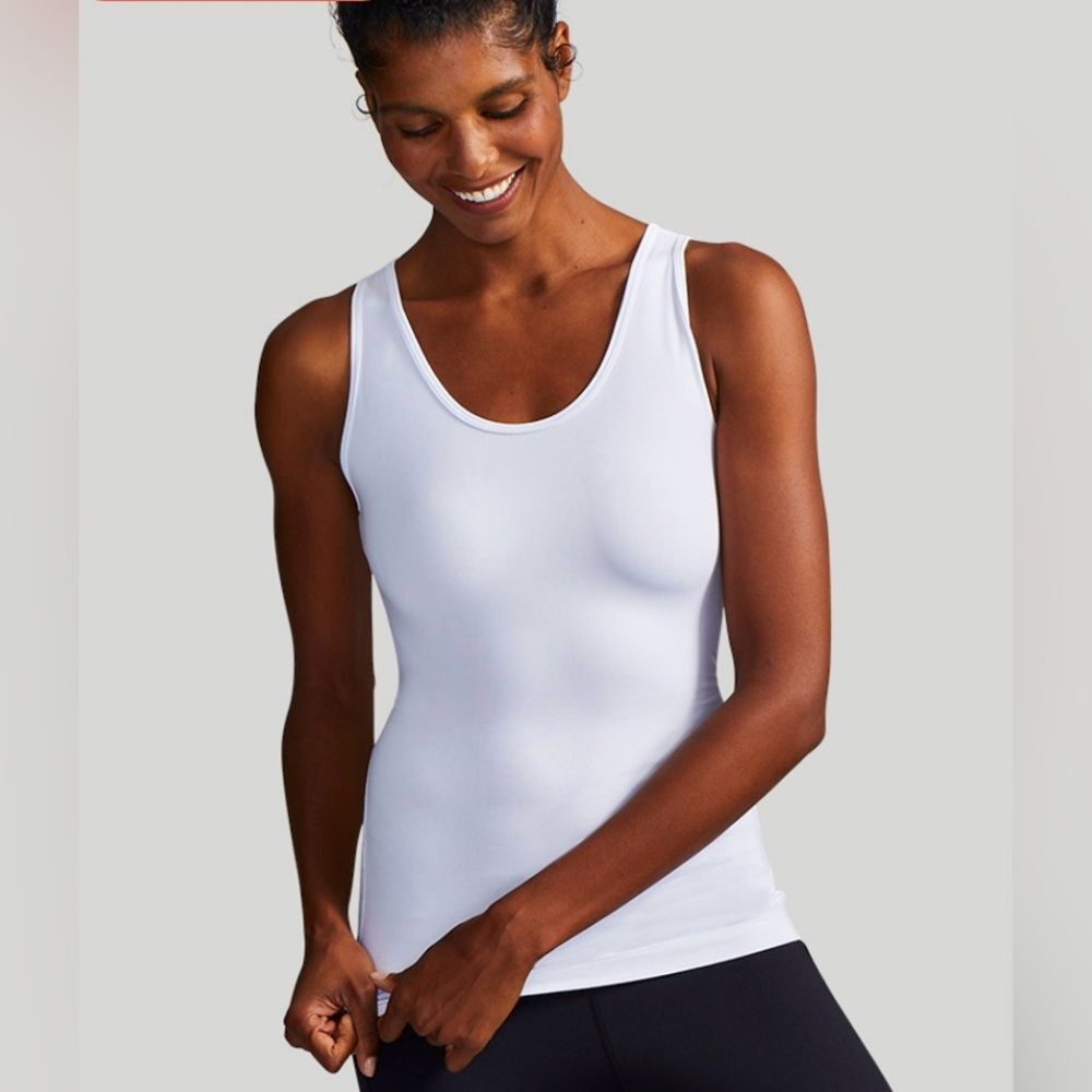 Tommie Copper Lower Back Support Tank ☀️ white ☀️ small ☀️ NWOT